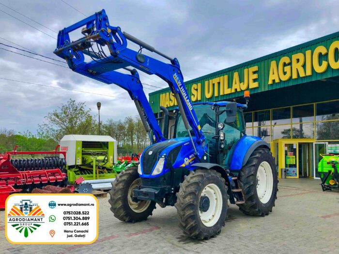New Holland T5 120 Electro Command - 120CP - 4X4 - 2018 - 4.950h - imagine 2