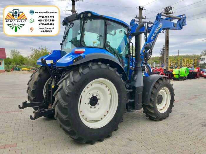 New Holland T5 120 Electro Command - 120CP - 4X4 - 2018 - 4.950h - imagine 3