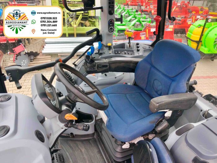 New Holland T5 120 Electro Command - 120CP - 4X4 - 2018 - 4.950h - imagine 6