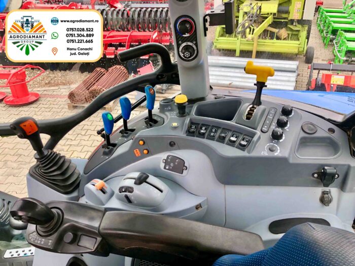 New Holland T5 120 Electro Command - 120CP - 4X4 - 2018 - 4.950h - imagine 8