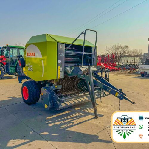 Claas ROLLANT 350 ROTOCUT - 2010 - Plasă - 120CP - Presa baloți rotunzi