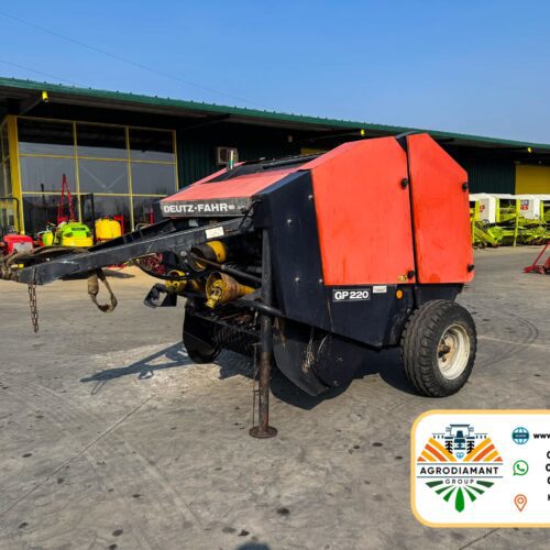 Deutz-Fahr GP220 - Ață - 60CP - Presa baloți rotunzi