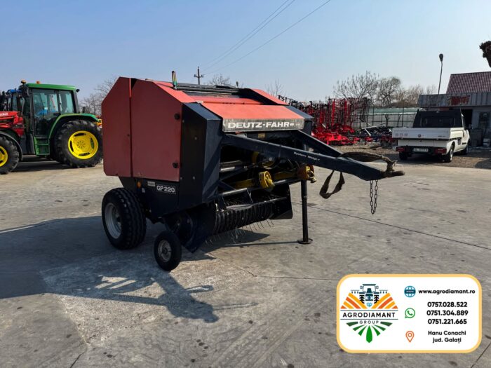 Deutz-Fahr GP220 - Ață - 60CP - Presa baloți rotunzi - imagine 3