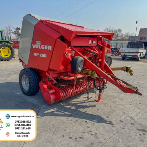 WELGER RP200 - Ață - 55CP - Presa baloți rotunzi