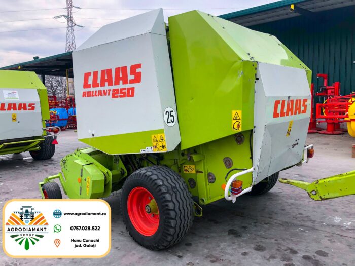 Claas ROLLANT 250 - Ață - 80CP - Presa baloți rotunzi - imagine 5