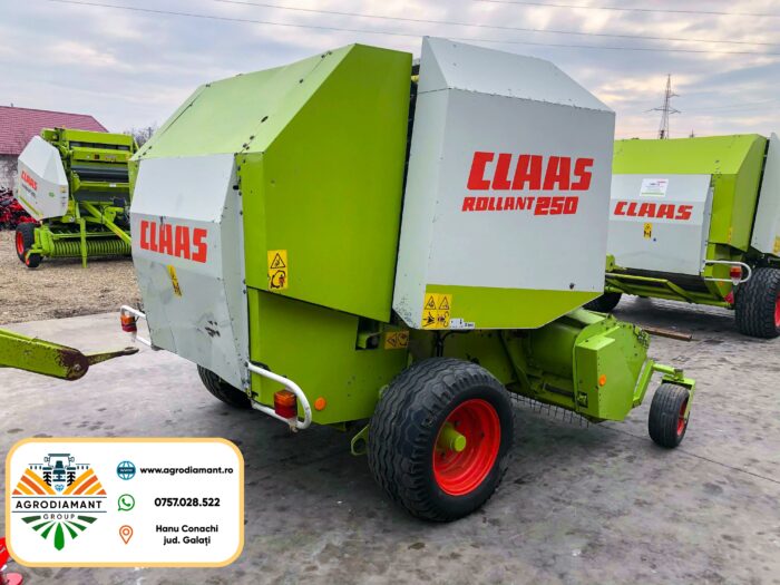 Claas ROLLANT 250 - Ață - 80CP - Presa baloți rotunzi - imagine 7