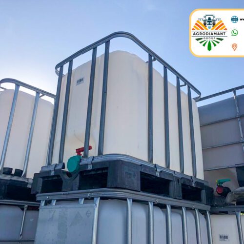 IBC 600L - bazin pentru apă cu cadru metalic