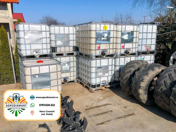 IBC 1000L - bazin pentru apă cu cadru metalic - imagine 2