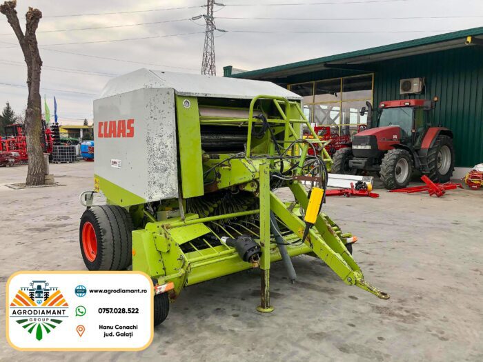 Claas ROLLANT 250 ROTOCUT - Plasă - 80CP - Presa baloți rotunzi