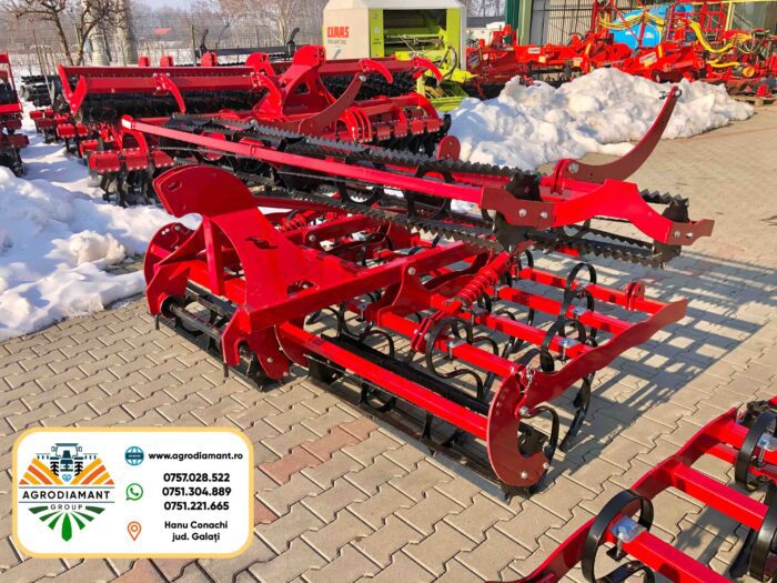 Combinator cu cadru fix STRUMYK - tractoare 50-60CP - 2.5/3.0 metri - imagine 2