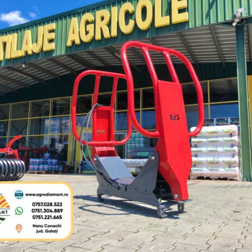 Cleste Hidraulic pentru baloți cu 2 cilindri EURO-MASZ pentru încărcătoare frontale cu prindere EURO