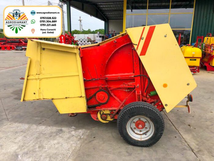Krone KR125 - Plasa & Ață - 50CP - Presa baloți rotunzi - imagine 4