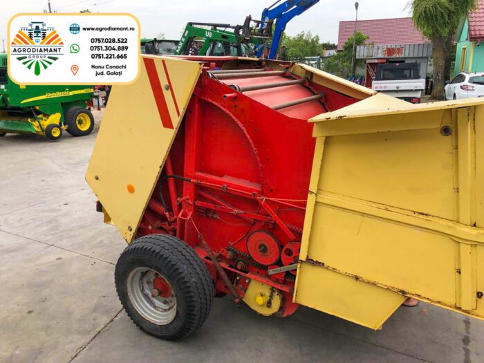 Krone KR125 - Plasa & Ață - 50CP - Presa baloți rotunzi - imagine 6
