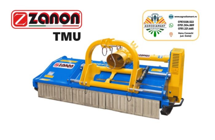 ZANON TMU - Tocător resturi vegetale  (ø 8cm) compatibil cu palpator - munci intensive - tractoare între 50 - 130CP