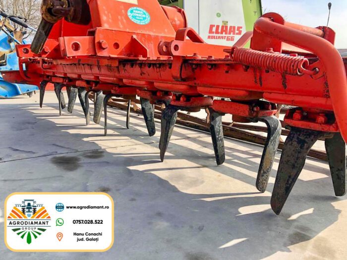 Grapă rotativa KUHN 3.0m + tăvălug coardă - 100CP - Freza rotativă - imagine 4
