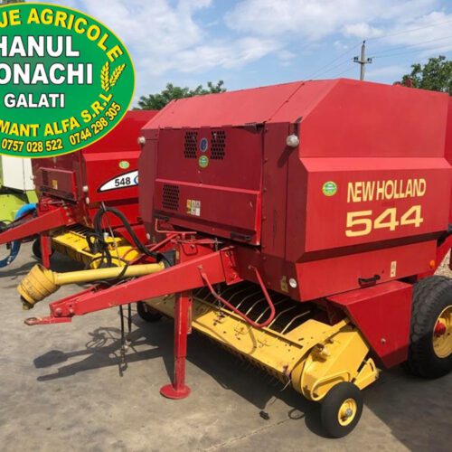 New Holland 544 - Plasa & Ață - 65CP - Presa baloți rotunzi