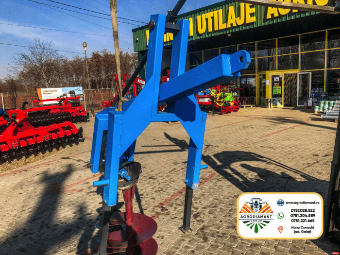 Burghiu agricol DEMAROL pentru tractor - imagine 2