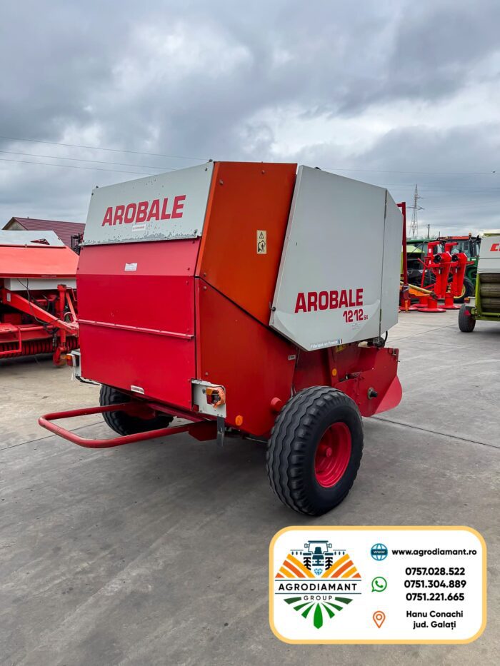 AROBALE 1212SX - Ață - Pick-up 1.4m - 55CP - 1993 - Presa baloți rotunzi - imagine 3