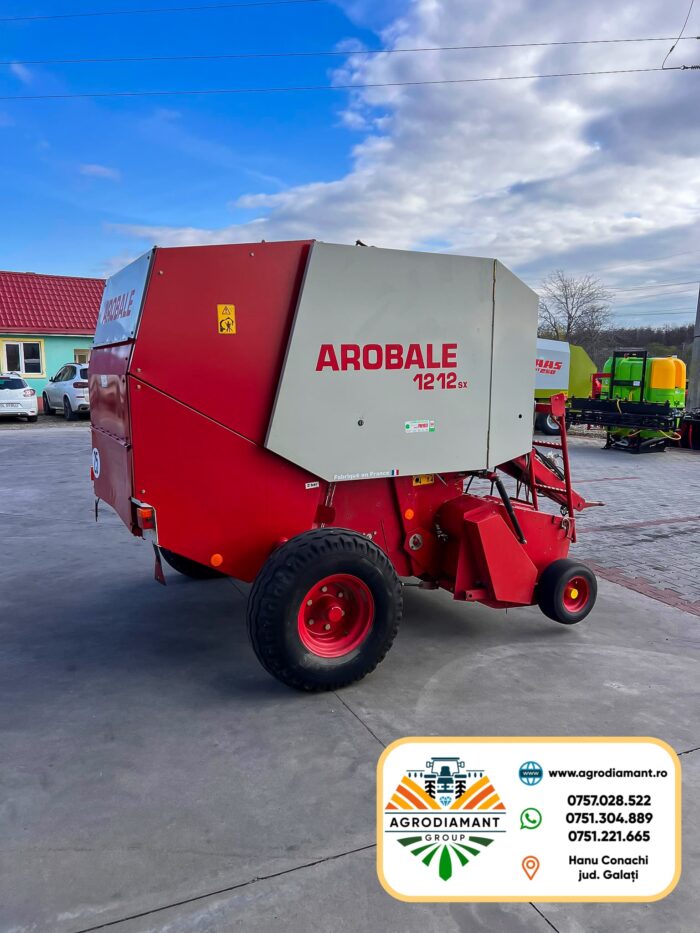 AROBALE 1212SX - Ață - Pick-up 1.8m - 55CP - 1994 - Presa baloți rotunzi - imagine 4