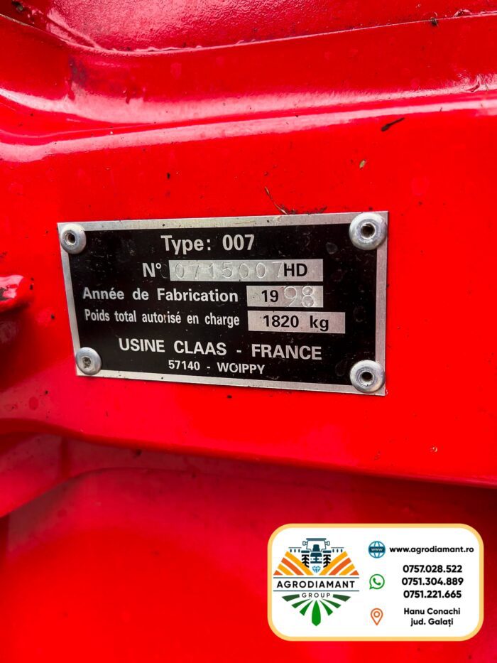 CASE AROBALE 1212SX - Ață - Pick-up 1.8m - 55CP - 1998 -Presa baloți rotunzi - imagine 13