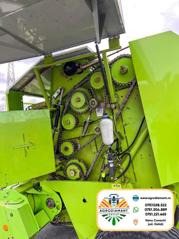 Claas ROLLANT 250 - 2004 - Ață & Plasă - Pick-up 2.1m - 80CP - Presa baloți rotunzi - imagine 8