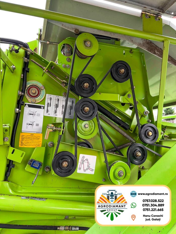 Claas ROLLANT 250 - 2004 - Ață & Plasă - Pick-up 2.1m - 80CP - Presa baloți rotunzi - imagine 10