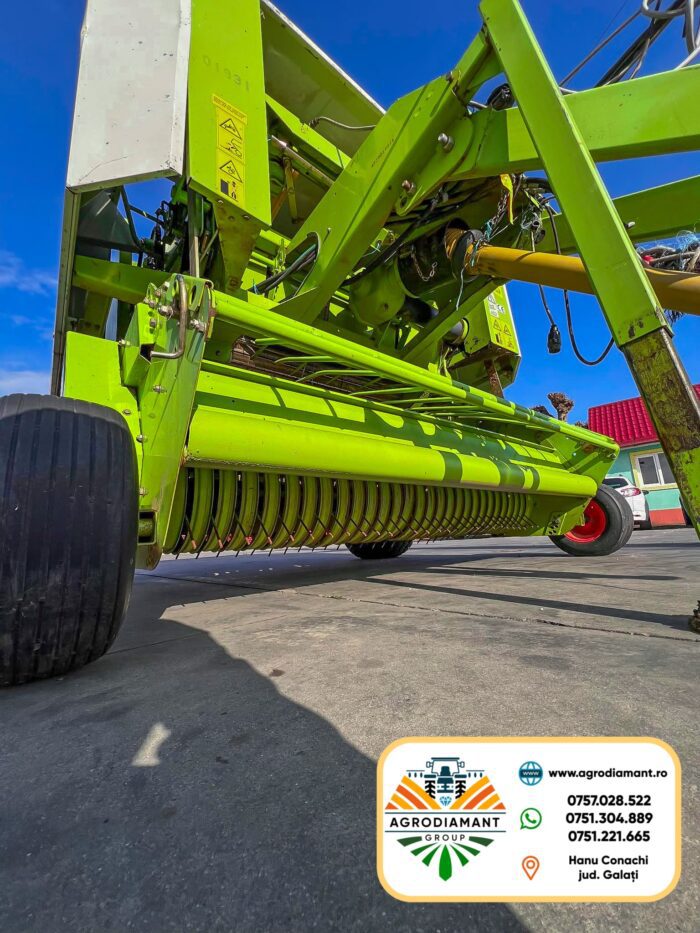 Claas ROLLANT 250 - 2000 - Ață - Pick-up 1.8m - 80CP - Presa baloți rotunzi - imagine 5