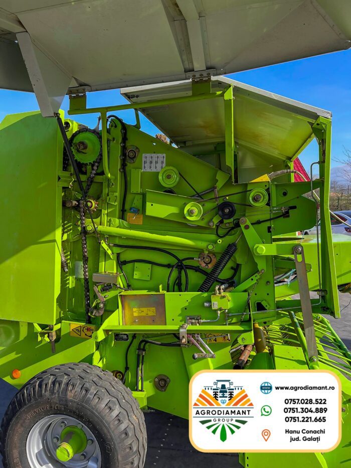 Claas ROLLANT 250 - 2000 - Ață - Pick-up 1.8m - 80CP - Presa baloți rotunzi - imagine 9