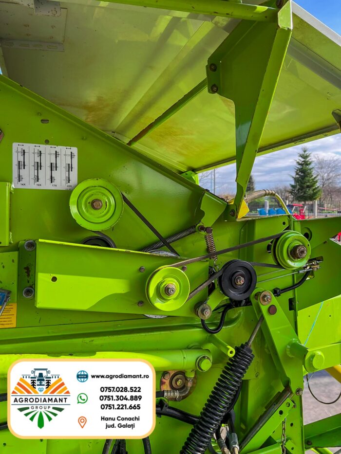 Claas ROLLANT 250 - 2000 - Ață - Pick-up 1.8m - 80CP - Presa baloți rotunzi - imagine 10