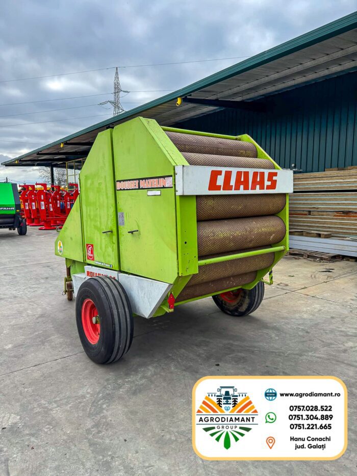 Claas ROLLANT 44 - Ață - Pick-up 1.4m - 55CP - 1985 - Presa baloți rotunzi - imagine 4