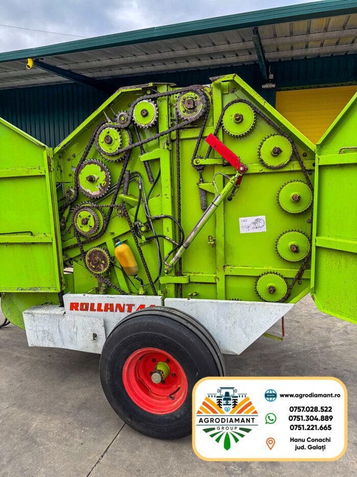 Claas ROLLANT 44 - Ață - Pick-up 1.4m - 55CP - 1985 - Presa baloți rotunzi - imagine 11