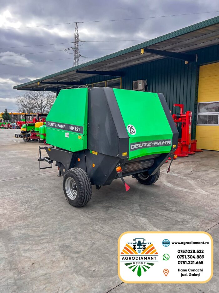 Deutz-Fahr MP121 - Ață - Pick-up 1.5m - 65CP - 1999 - Presa baloți rotunzi - imagine 2