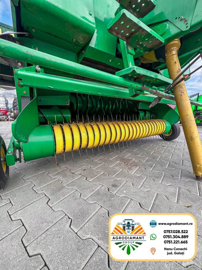 John Deere 565 - Ață & Plasă - Pick-up 2.0m - 50CP - 1999 - Presa baloți rotunzi - imagine 5