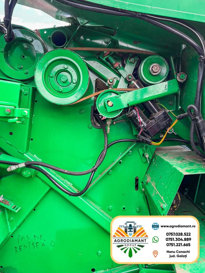 John Deere 565 - Ață & Plasă - Pick-up 2.0m - 50CP - 1999 - Presa baloți rotunzi - imagine 8