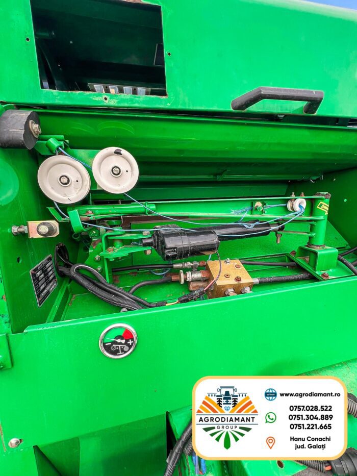 John Deere 565 - Ață & Plasă - Pick-up 2.0m - 50CP - 1999 - Presa baloți rotunzi - imagine 10