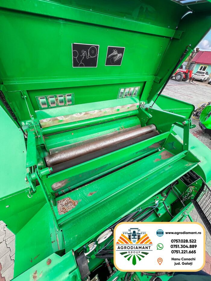 John Deere 565 - Ață & Plasă - Pick-up 2.0m - 50CP - 1999 - Presa baloți rotunzi - imagine 11