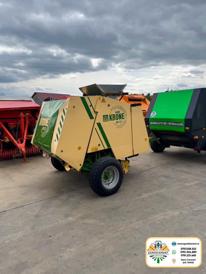 Krone KR125 - Ață - 50CP - Presa baloți rotunzi 1990 - imagine 4