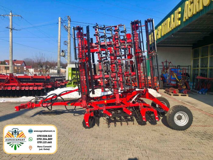 Cultivator full hidraulic 6.0m cu proțap și roți de transport AWEMAK AGRIKULER AK60 - imagine 3