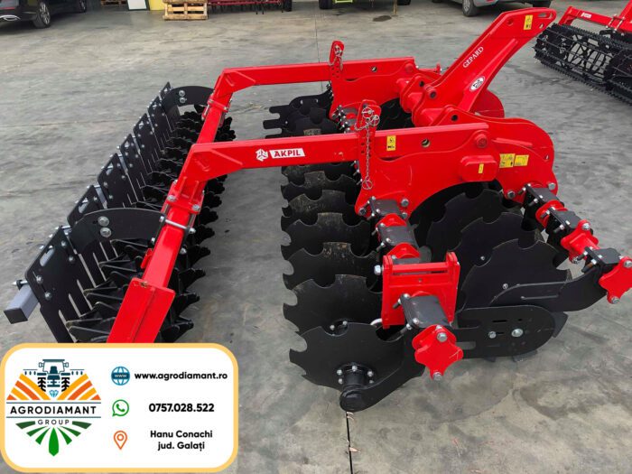 Disc agricol profesional - AKPIL GEPARD - lățimi între 1.75-4.00m - tractoare 75-150CP - imagine 2