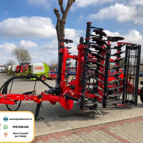 Disc agricol profesional pliabil hidraulic și tractat - AKPIL BISON XL - lățimi de lucru 4.0-6.0m - tractoare 160-250CP