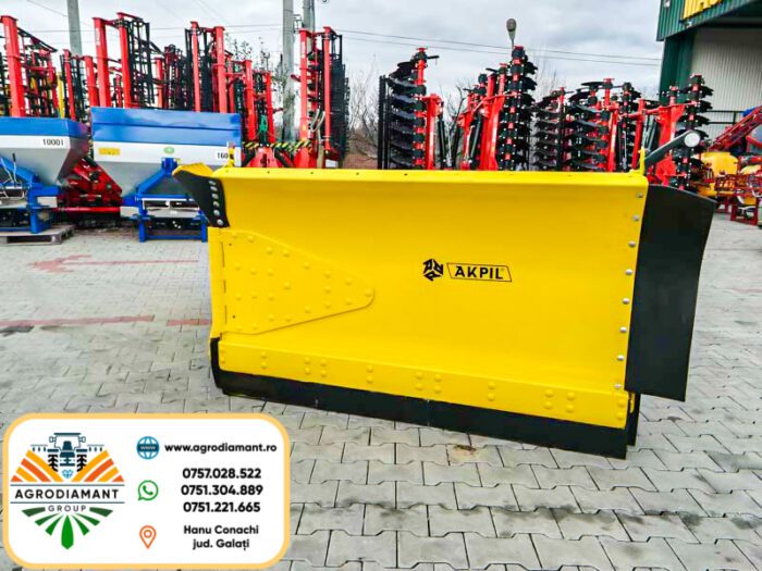 !!! OFERTĂ !!! AKPIL ALPINUS - Lamă zăpadă extensibilă hidraulic cu prindere în 3 puncte (tiranți) - lățime 3.6-5.0m - tractoare 100-150CP - 1 buc. în stock - imagine 3