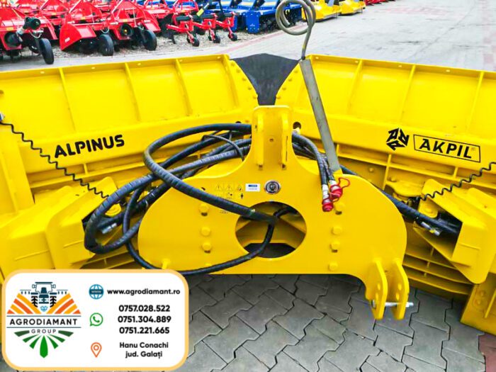 !!! OFERTĂ !!! AKPIL ALPINUS - Lamă zăpadă extensibilă hidraulic cu prindere în 3 puncte (tiranți) - lățime 3.6-5.0m - tractoare 100-150CP - 1 buc. în stock - imagine 5