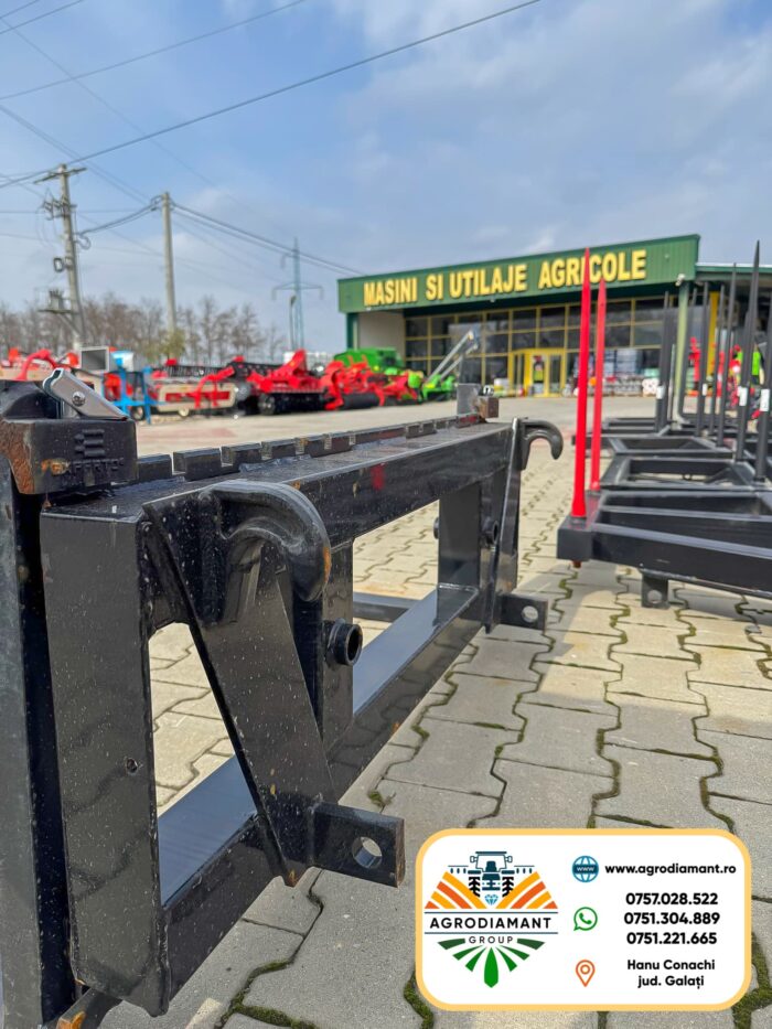 Set lame + orificii prindere furci - pentru transportarea paleților - echipament încărcător frontal cu prindere EURO - imagine 6