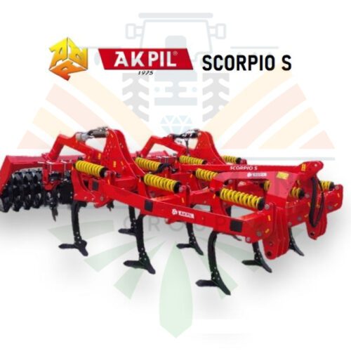 AKPIL SCORPIO S - Cultivator de adâncime / de miriște cu arc - lățimi între 2.4-3.0 - tractoare 130-150CP