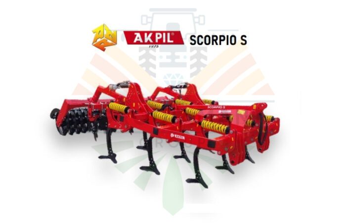 AKPIL SCORPIO S - Cultivator de adâncime / de miriște cu arc - lățimi între 2.4-3.0 - tractoare 130-150CP