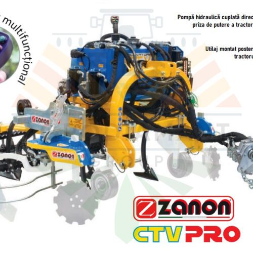 ZANON CVT PRO - Cultivator cu palpator si sistem hidraulic propriu - lățimi între 1.4-2.4m - tractoare 40-90CP