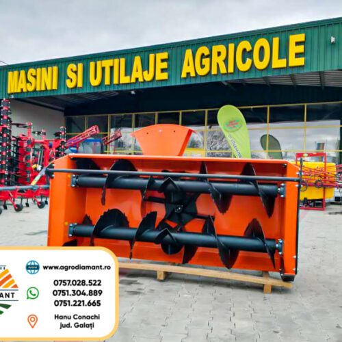 !!! OFERTĂ !!! AKPIL STRATUS - Freză zăpadă 2.25m cu prindere în 3 puncte (tiranți) și cuplă cardan- tractoare 80CP