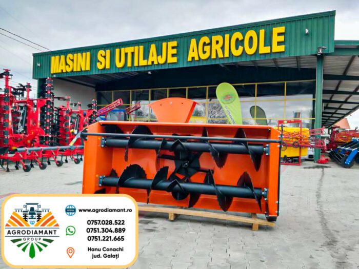 !!! OFERTĂ !!! AKPIL STRATUS - Freză zăpadă 2.25m cu prindere în 3 puncte (tiranți) și cuplă cardan- tractoare 80CP