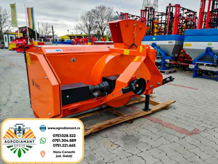!!! OFERTĂ !!! AKPIL STRATUS - Freză zăpadă 2.25m cu prindere în 3 puncte (tiranți) și cuplă cardan- tractoare 80CP - imagine 4