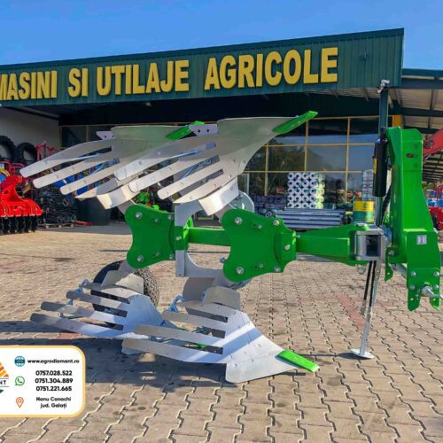 Plug agricol reversibil cu cormană lamelară BOMET LOE 250-300-350 - tractoare între 40 - 85CP